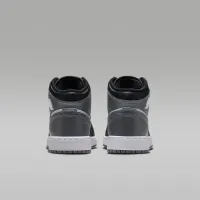 Nike Air Jordan 1 Mid Big детские Кроссовки цвет черный