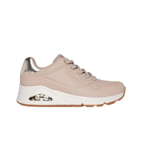 Кроссовки Skechers Uno Shimmer Away 155196NUDE - Бежевый