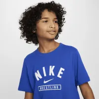 Nike Big дитячі Wrestling футболка блакитний