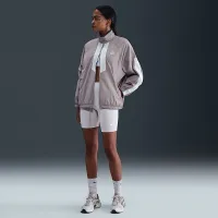 Nike Sportswear Windrunner жіноча оверсайз Куртка колір сірий
