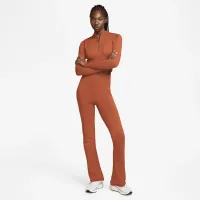 Nike Sportswear Chill Knit женская Tight С высокой Талией Sweater Flaцвет красный Pants Orange