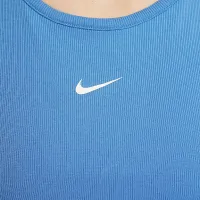 Nike Sportswear Girls' Ribbed Tank Top блакитний