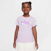 Nike Essentials Little дитячі Graphic футболка колір фіолетовий