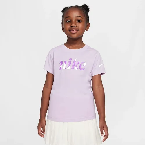 Nike Essentials Little детские Graphic футболка цвет фиолетовый