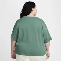 Nike Sportswear Classic жіноча футболка (великі розміри) колір зелений