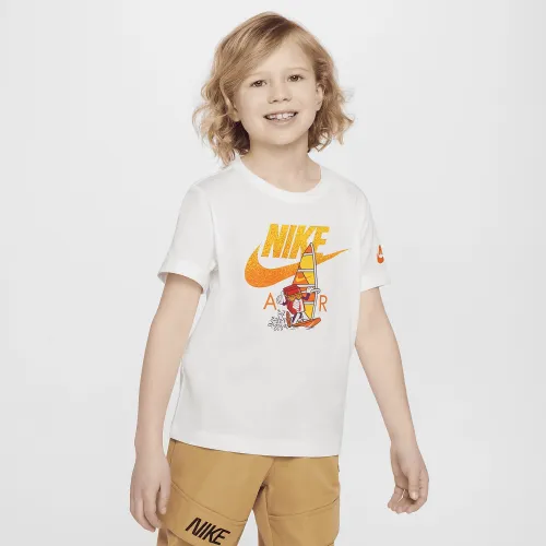 Nike Air Little детские Boxy Windsurfing футболка цвет белый