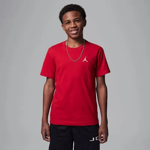 Nike Jordan Big детские Jumpman Air Embroideцвет красный футболка цвет красный