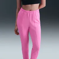 Nike Sportswear Chill Terry женская Slim С высокой Талией French Terry Sweatpants Pink