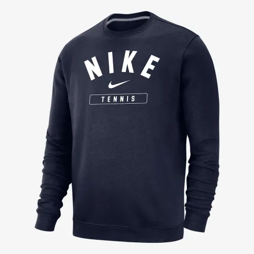 Nike Tennis мужские Crew-Neck свитшот синий
