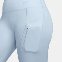 Nike Go женская Firm-Support С высокой Талией 7/8 лосины с карманамисиний