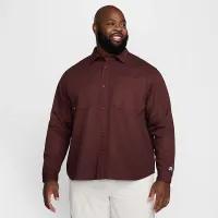 Nike SB Long-Sleeve Woven Skate Top колір червоний