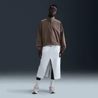 Nike Sportswear Collection женская оверсайз Twill 1/4-Zip Top цвет коричневый