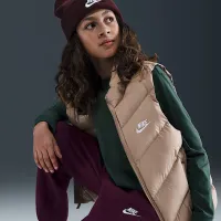 Nike Sportswear Club Fleece Big дитячі Loose Pants колір червоний