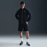 Nike Club мужские Full-Zip Fleece Толстовка с капюшоном синий
