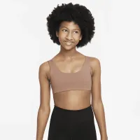 Nike Alate All U Big дитячі (Girls') Sports Bra колір коричневий
