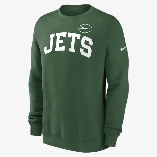 New York Jets Club чоловічі Nike NFL Pullover Crew колір зелений