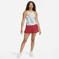 NikeCourt Dri-FIT Slam жіноча Printed Tennis Tank Top колір білий