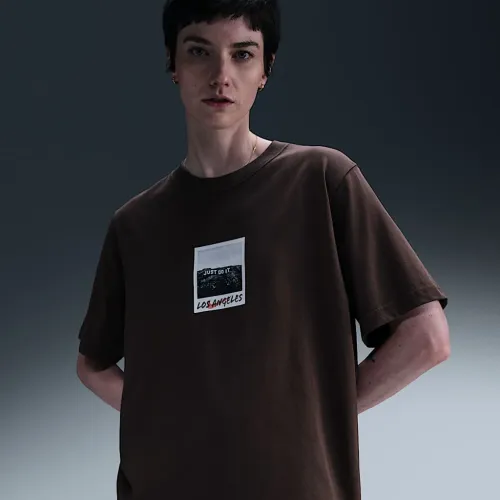 Nike Sportswear жіноча Crew-Neck футболка колір коричневий