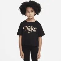 Nike Little дитячі футболка колір чорний