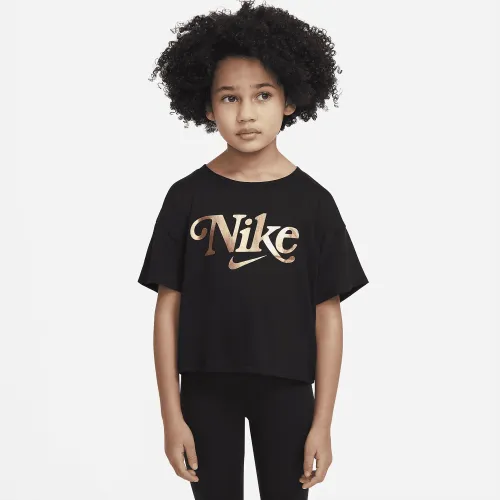 Nike Little детские футболка цвет черный