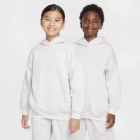Nike Sportswear Club Fleece Big детские оверсайз Pullover Толстовка с капюшоном цвет коричневый
