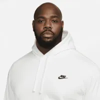 Nike Sportswear Club Fleece Pullover Толстовка з капюшоном колір білий
