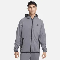 Nike Tech мужские Lightweight Knit Full-Zip Толстовка с капюшоном цвет серый