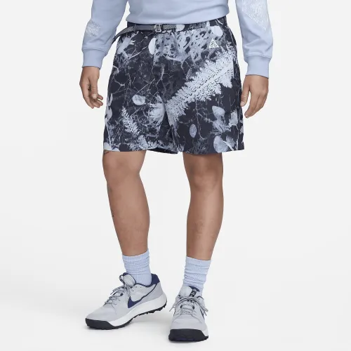 Nike ACG мужские Allover Print Trail шорты цвет серый