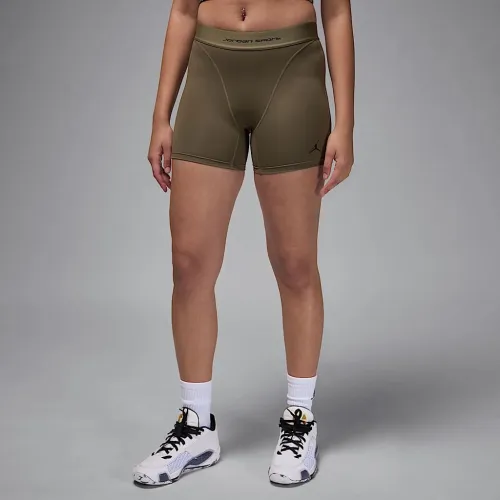 Nike Jordan Sport Leak Protection: Period жіноча Shortie колір зелений