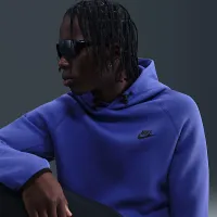 Nike Sportswear Tech Fleece чоловічі Pullover Толстовка з капюшоном колір фіолетовий