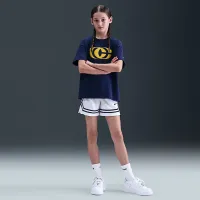 Caitlin Clark дитячі Nike баскетбольні Max90 футболка блакитний