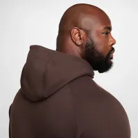 Nike Sportswear Tech Fleece мужские Pullover Толстовка с капюшоном цвет коричневый