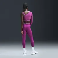 Nike Pro Sculpt женская С высокой Талией 7/8 лосины цвет фиолетовый