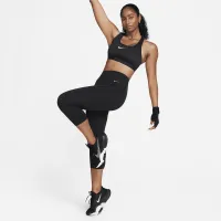 Nike Universa жіноча Medium-Support З високою талією Cropped лосіни з кишенямиколір чорний