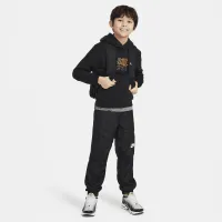 Nike Sportswear Club Fleece Big детские Pullover Толстовка с капюшоном цвет черный