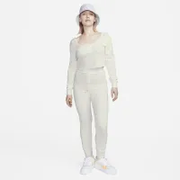 Nike Sportswear Everyday Modern женская Long-Sleeve Crop Top цвет белый