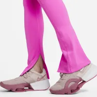 Nike One женская С высокой Талией Full-Length Split-Hem лосины Pink