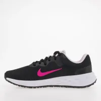 Nike Revolution 6 Big дитячі Road Running Кросівки колір чорний