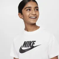 Nike Sportswear Big детские (Girls') футболка цвет белый