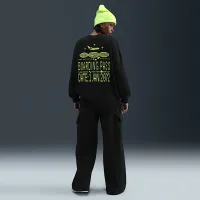 Nike Sportswear жіноча оверсайз Long-Sleeve футболка колір чорний