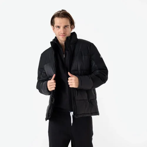 Куртка Champion C Logo Full-Zip Padded 219191-KK001 - Чорна