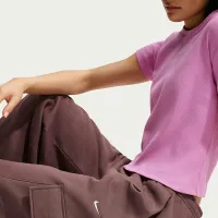 Nike Sportswear Phoenix Fleece женская Cargo Sweatpants цвет фиолетовый