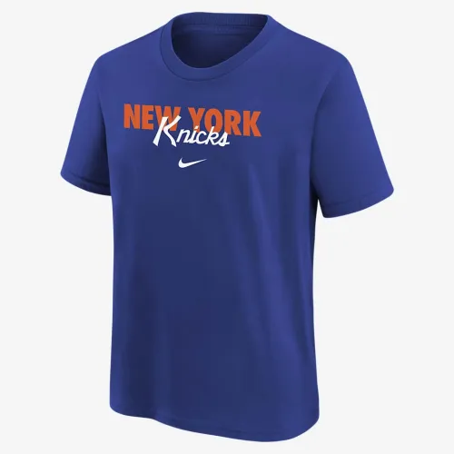 New York Knicks DNA Big дитячі Nike NBA футболка блакитний