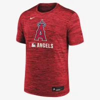 Los Angeles Angels Authentic Collection Velocity мужские Nike Dri-FIT MLB футболка цвет красный