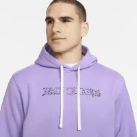 Nike Sportswear Club Fleece Pullover Толстовка с капюшоном цвет фиолетовый