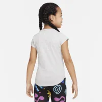 Nike Love Icon Stack Tee Little детские футболка цвет серый
