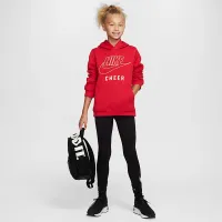 Nike Big дитячі Cheer Pullover Толстовка з капюшоном колір червоний
