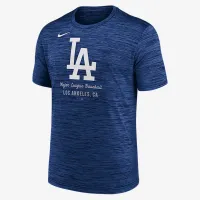 Los Angeles Dodgers Velocity чоловічі Nike Dri-FIT MLB футболка блакитний