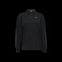 Nike Sportswear Essential женская оверсайз Long-Sleeve Polo цвет черный