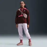 Nike Sportswear Club Fleece Big дитячі Loose 1/4-Zip Толстовка з капюшоном колір червоний